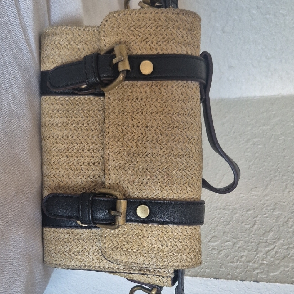 Stylish Tan and Black Women's Bag